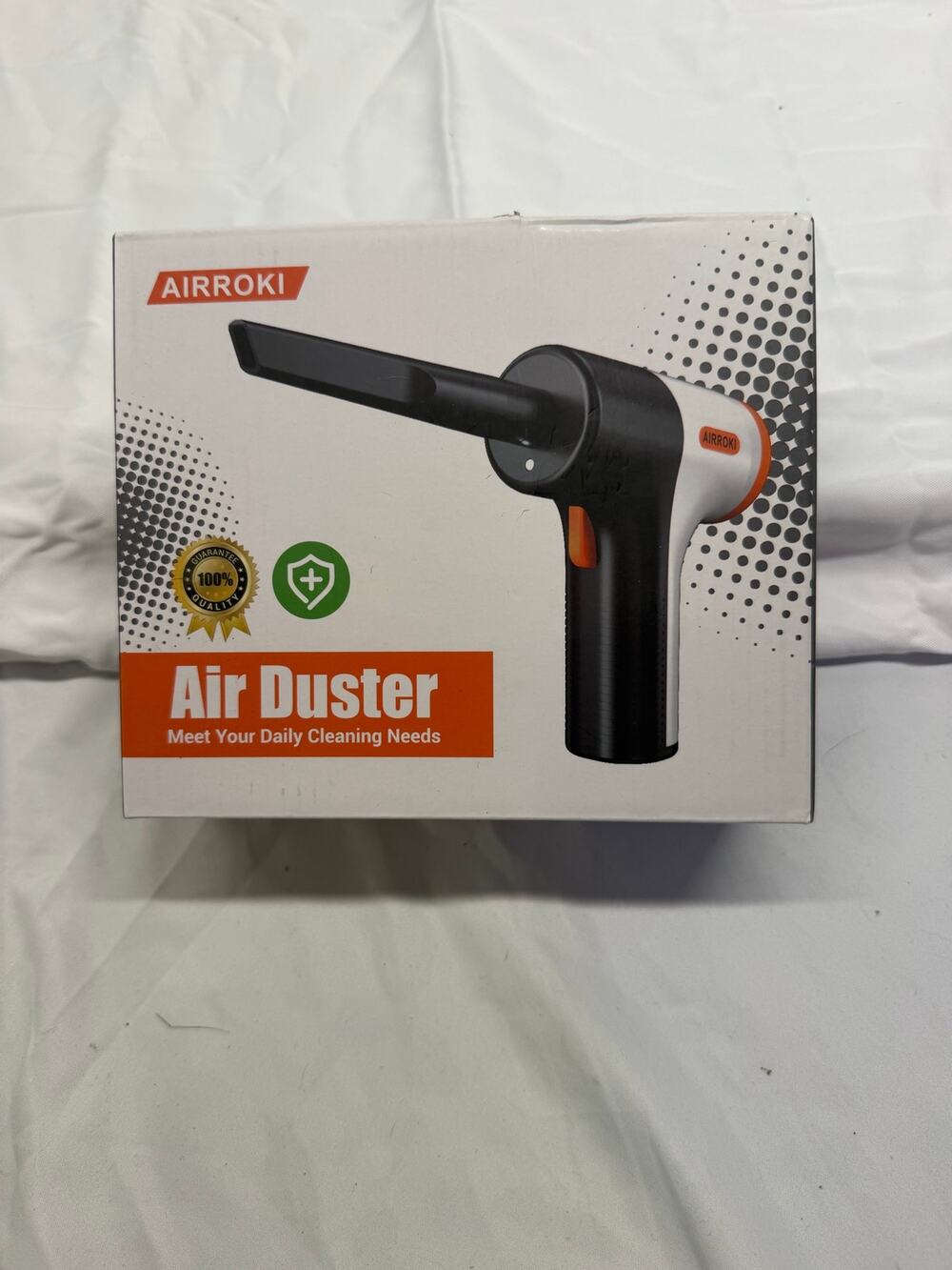 AIRROKI Recharge AirDuster 3 Speed Adjust Electric Blower with 5 Nozzles & LED